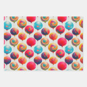 Fun Lollipops und alles, was Candy Lane Geschenkpapier Set (Vorderseite 3)