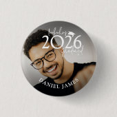 Fun Look who's Graduated Photo Graduation Button (Vorderseite)