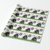 Fun Love Birthday Gorilla - Papierrolle Geschenkpapier (Ungerollt)