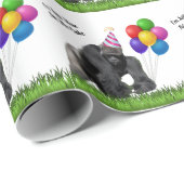 Fun Love Birthday Gorilla - Papierrolle Geschenkpapier (Rolleneckpunkt)