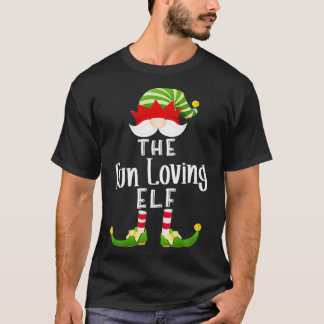 Fun Love Elf Gruppe Weihnachten Funny Pajama Party T-Shirt