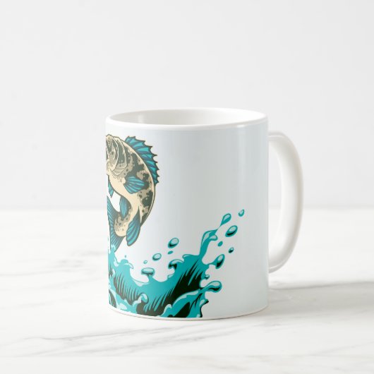 Fun Love Trout Kaffeetasse (VorderseiteRechts)