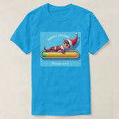 Fun Low Energy Elf Progress Bar T-Shirt (Design vorne)