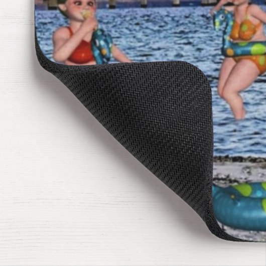 Fun Mackinaw City Bridge Mousepad (Ecke)