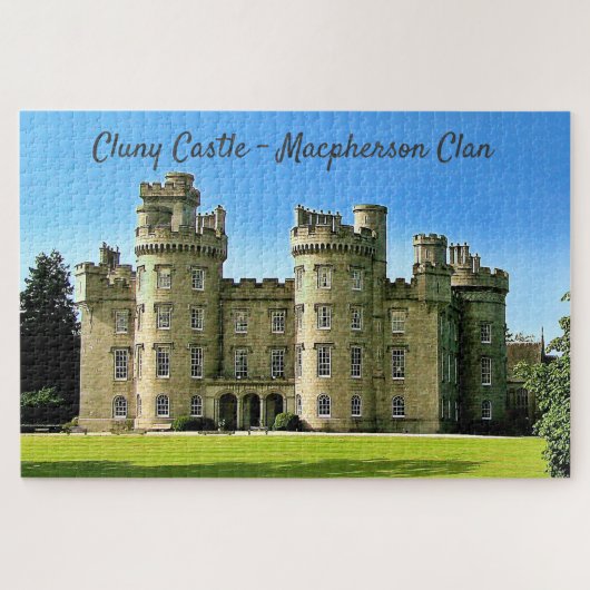 Fun Macpherson Clans Cluny Castle Puzzle (Horizontal)