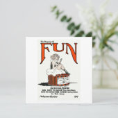Fun Magazine Save The Date (Stehend Vorderseite)