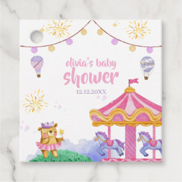 Fun Magical Hot Air Ballon Carousel Baby Dusche Geschenkanhänger