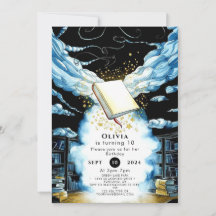 Fun Magical Library Storybook Geburtstag