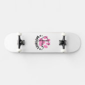 Fun Mama Cat Paw Print Skateboard (Horizontal)