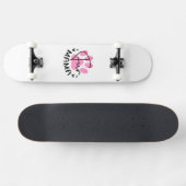 Fun Mama Cat Paw Print Skateboard (Horizontal)