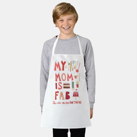 Fun Mama Schürze (Getragen)