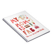 Fun-Mama-Typografie Notizblock (Rechte Seite)