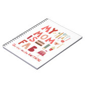 Fun-Mama-Typografie Notizblock (Linke Seite)