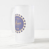 Fun Man Cave Beer Flasche Cap Mattglas Bierglas (Vorderseite Links)