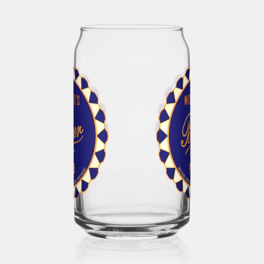 Fun Man Höhle Bier Flasche Bier kann Brille Dosenglas (Rechts)