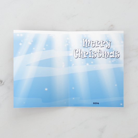 Fun Manatee Weihnachtskarte Feiertagskarte (Innenseite)