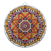 Fun Mandala Pattern Dartscheibe (vorne)
