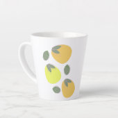 Fun Mango Orange Yellow Fruit Milchtasse (Linke Ecke)