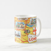 Fun Map London England Tasse (VorderseiteRechts)