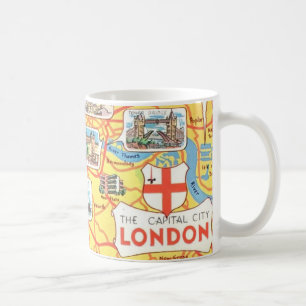 Fun Map London England Tasse