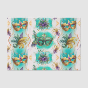 Fun Mardi Gras Masks Seidenpapier
