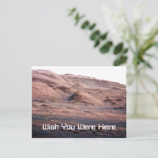 Fun Mars Postkarte (Stehend Vorderseite)