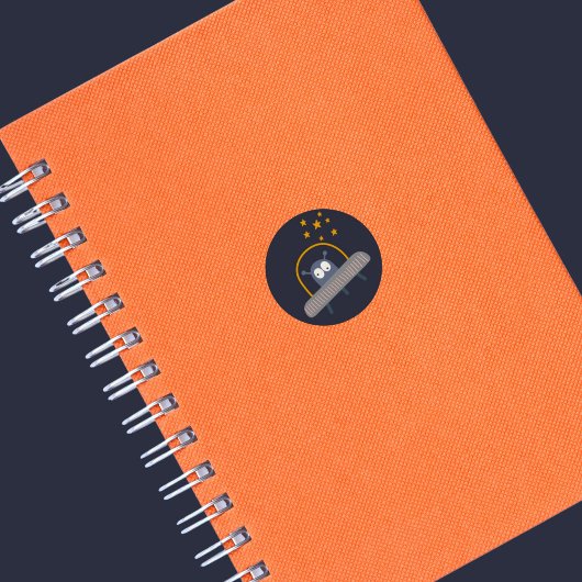 Fun Martian Space Adventure Stickers