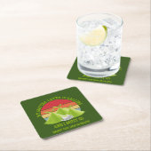 Fun MATCHA Berge rufen Latte Drinker Rechteckiger Pappuntersetzer (Vor Ort)