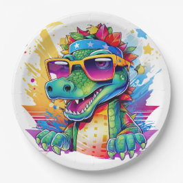 Fun Matching Birthday Crocodile Party Pappteller