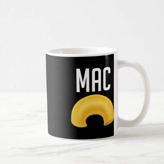 Fun Matching Macaroni und Käse Halloween Kostüm Kaffeetasse (Rechts)