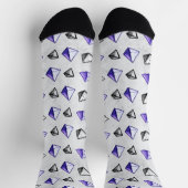 Fun Math Geometry Geek Pyramid Socken (Oben)