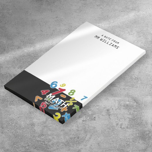 Fun Math ist das einzige Thema, das zählt Post-it Klebezettel