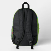 Fun Math Symbole hell grün Bedruckter Rucksack (Rückseite)