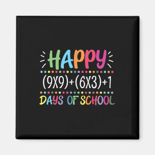 Fun Mathe Lehrer 100. Math Formel 100 Tage O Magnet