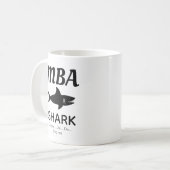 Fun MBA Shark Coffee Tasse (Vorderseite Links)