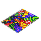 Fun-mehrfarbiges Notebook Notizblock (Linke Seite)