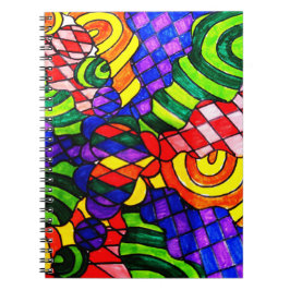 Fun-mehrfarbiges Notebook Notizblock