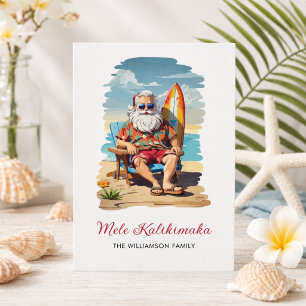 Fun Mele Kalikimaka Weihnachtskarte Feiertagspostkarte
