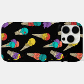 Fun Melty Summer Goth Skull Ice Schmuck schwarz Case-Mate iPhone Hülle (Rückseite (Horizontal))