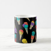 Fun Melty Summer Goth Skull Ice Schmuck schwarz Kaffeetasse (Mittel)