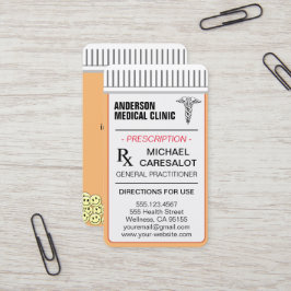 Fun Memable Prescription Medical Business Card Visitenkarte