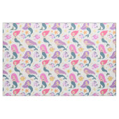Fun Mermaid und Fischmuster auf Weiß Stoff (Fat Quarter (45,7 x 55,9 cm))