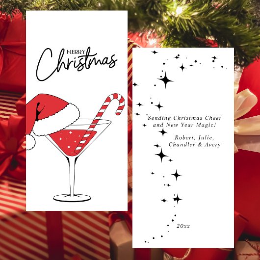 Fun Merry & Bright Christmas Feiertagskarte