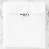 Fun Merry Custom Holiday Sticker oder Labels (Tasche)