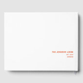 Fun Merry Everything Family Rental House Weihnacht Gästebuch (Rückseite)