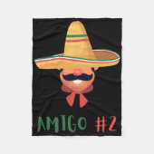 Fun Mexican Amigo #2 Group Matching Diy Halloween Fleecedecke (Vorderseite)