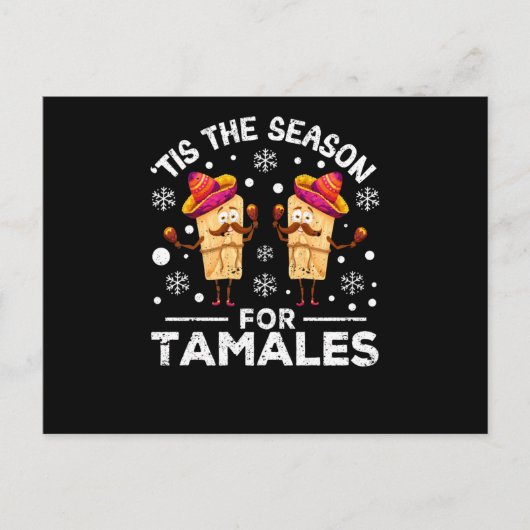 Fun Mexican Christmas Dinner "It's the Postkarte (Vorderseite)