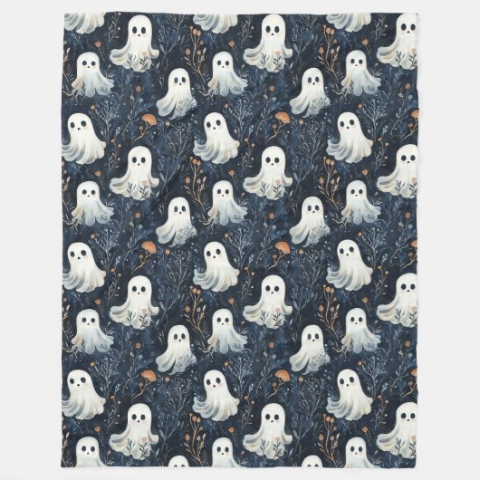 Fun Midnight Ghosts Fleecedecke (Vorderseite)