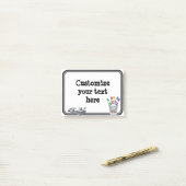 Fun Mini Whiteboard Post-it Klebezettel (Auf Schreibtisch)