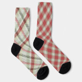 Fun Mismatch Odd Christmas Kariert Socken (Rechts)